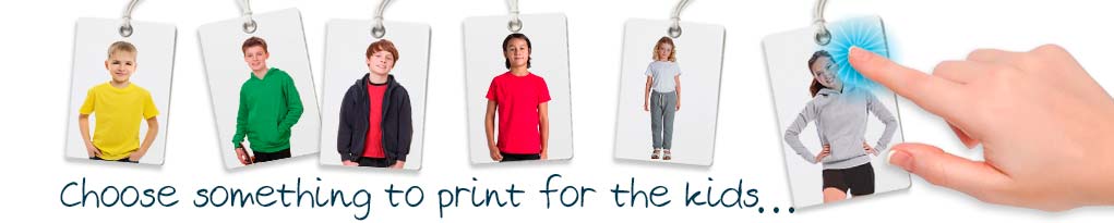 design your own kids custom printed tshirts.