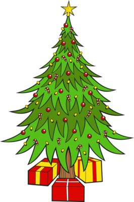 Christmas Tree With Presents