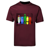 Colourful skateboard group image