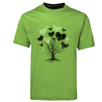 Love Heart Tree Branches Design