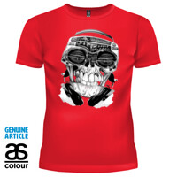 Skull Radio with Headphones Design
