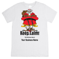 Keep Calm Santa Adult T-Shirt
