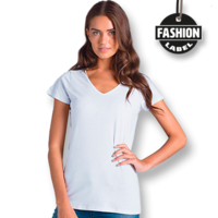 Bevel Womens V-Neck TShirt (XS–XL) by AS Colour