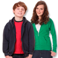 Full Zip Kids Hoodie (Size 6 to 14)